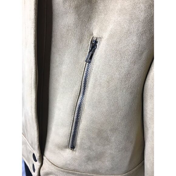 DG2 by DIANE GILMAN NWT Camel Moto Style Jacket Size 3X - Picture 4 of 9